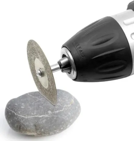 Диск отрезной алмазный D 50 мм с держателем. Для Dremel, бормашин, граверов. Де купити