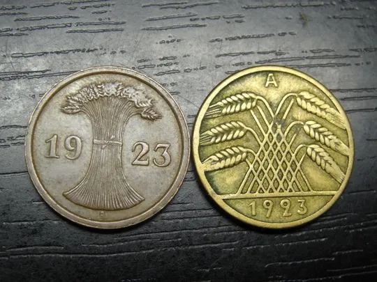 Монети Німеччини 1923 A (Веймарська республіка - рентенмарка) Ціна