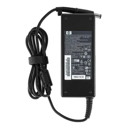 фото, Блок живлення для ноутбука HP 19V, 4.74A, 90W, 7.4*5.0-PIN, black (без кабеля!)