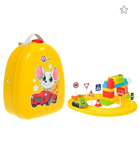 Конструктор у рюкзаку &quot;Міні-трек&quot; 38 деталей Ціна