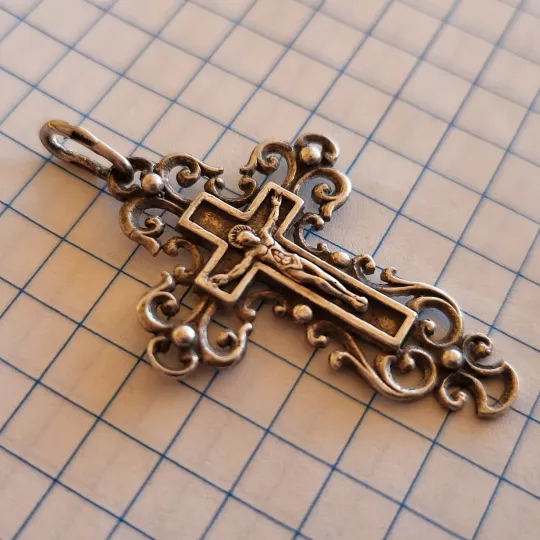 Крестик кулон серебро 925 Інтернет-аукціон