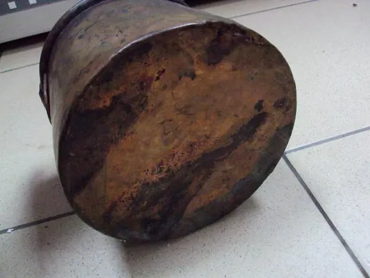 Котелок царский МИСПК герб М.И.С.П.К. 1893 армия Александр III медь высота 14 см, диаметр 15 см №389 Продаж