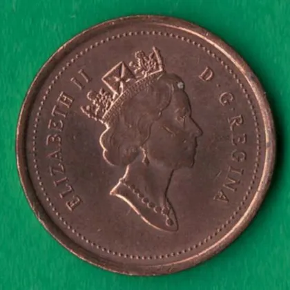 фото, 1 цент 1997 року Канада [КВ]