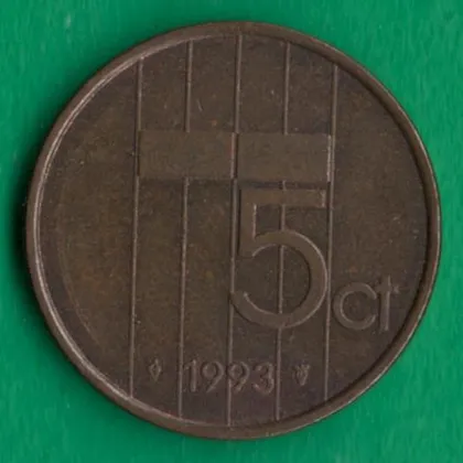 фото, 5 центів 1993 року Нідерланди [М]