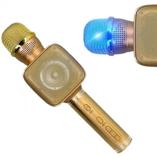 Караоке Микрофон Magic Karaoke YS-68 Bluetooth Колонка 2в1 с голограммой LED Эхо Мембраной Беспрово Недорого