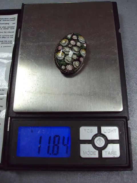 Брошка брошь цветы розы цветочки серебро 830S проба Европа вес 11,84 г размер 3,9х2,8 см №11913 Де купити