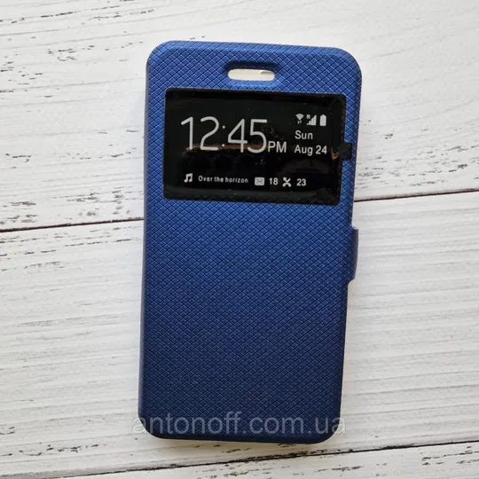 Чохол-книжка Doogee X5 / X5 Pro для телефону (з віконцем) Синій Ціна