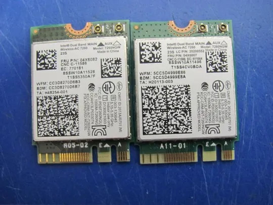 №57-13 WI-FI адаптер 7260NGW 04X6007 04X6082 8260NGW 00JT530 для LENOVO P50 T540p L440 L540 X240 T440 T450 T460  T440P T540P W540 оригінал Де купити