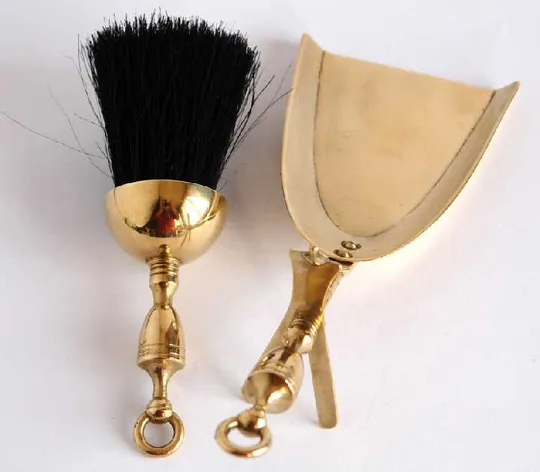 Совочок та щітка, латунь, Німеччина Ціна