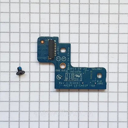фото, LED плата індикації Dell Latitude E7270 / LS-C451P для ноутбука оригінал
