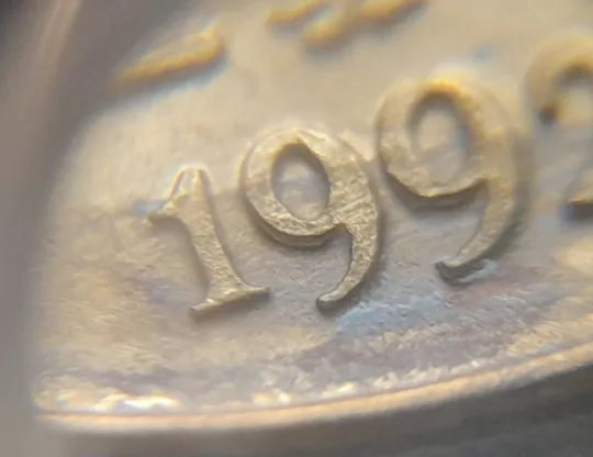 (1226) 1 рубль 1992 РФ, ММД значне здвоєння елементів зображення на реверсі -  2 монети одним лотом Недорого