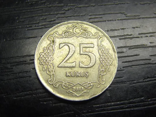 25 курушів 2011 Туреччина Ціна