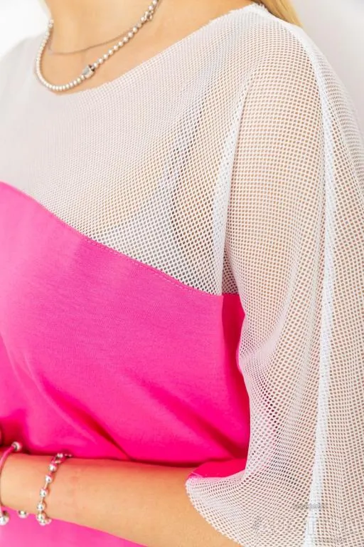 Костюм женский повседневный батал, цвет розовый, 102R5237 Де купити