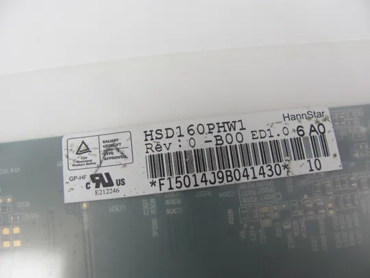 МР6-8 матриця HSD160PHW1 16&quot;  LVDS 40 pin Продаж