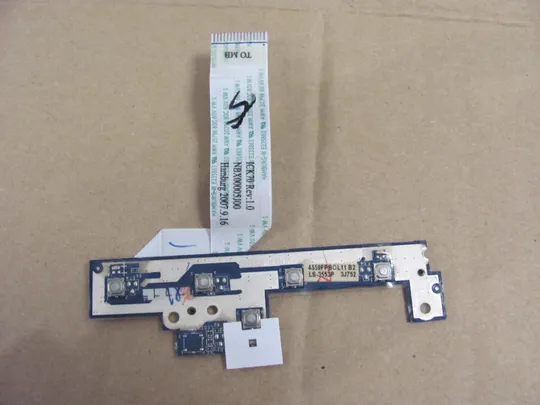 номер 331-25 плата кнопки вкл  NBX00005J00 LS-3553P  для Acer Aspire 7520 7720 7520G 7720G плата кнопка вкл Плата кнопки включеня Кнопкова плата Кнопковий модуль Плата управління кнопками, Плата кнопки живлення Laptop Power button board Ціна