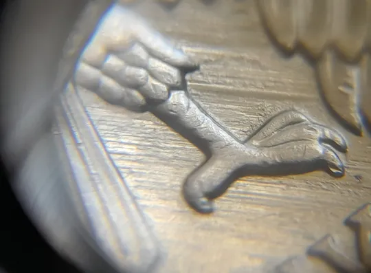 (7971) 1 рубль 1992 РФ, М, царапини штемпеля на аверсі та реверсі Продаж