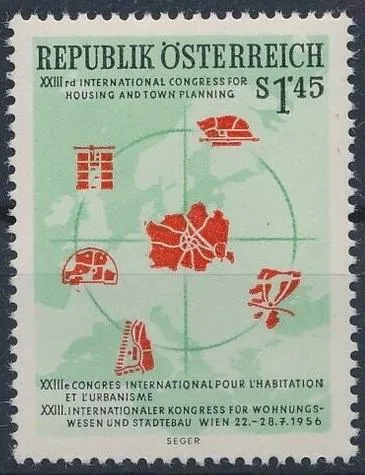 фото, Австрия 23-й Международный конгресс по градостроительству 1956