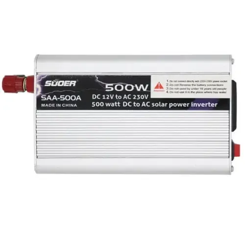 Інвертор Suoer SAA-500A 12V-220V Ціна