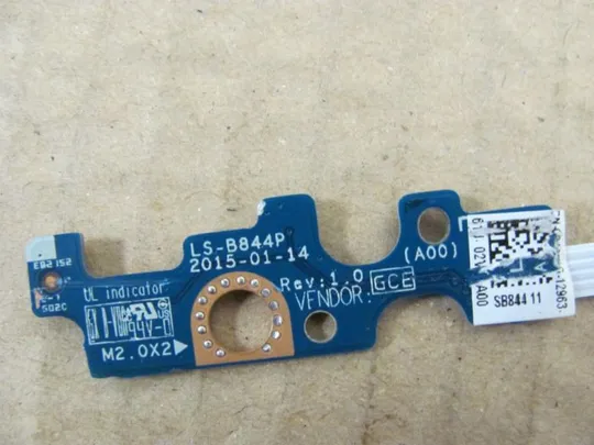 №169-36 плата кнопки ВКЛ LS-B844P NBX00010F00 для DELL Inspiron  15 3558 3000 5000 5555 5558 5559 оригінал Продаж
