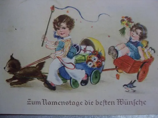 Купити открытка  для лучших людей в день рождения германия №1370