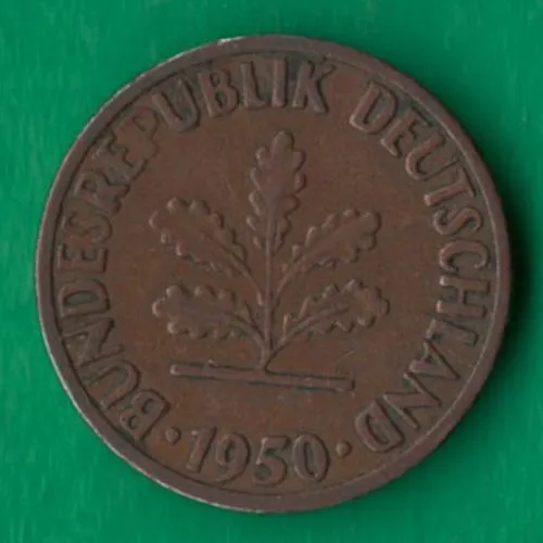 Купити 1 пфеніг 1950 року J Німеччина [МВ]