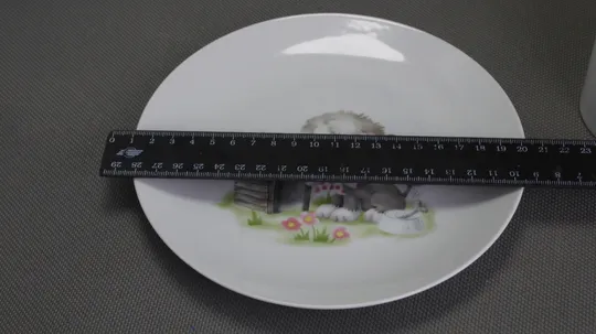 Набір дитячий Тарілка Чашка Песик порцеляна старий посуд Німеччина Bavaria Вживане Торговий майданчик