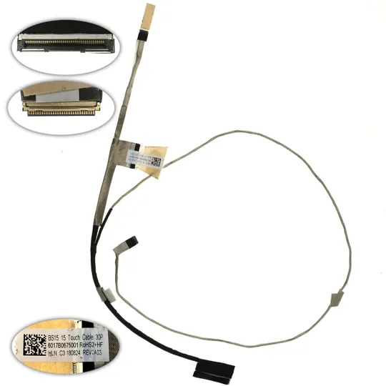 Шлейф матриці для ноутбука HP (ProBook: 650 G2, 650 G3, 655 G2, 655 G3), with touch (6017b0675001) Ціна