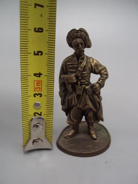 Купити Фигура миниатюра статуэтка бронза козак гетьман казак гетман высота 6 см №13395