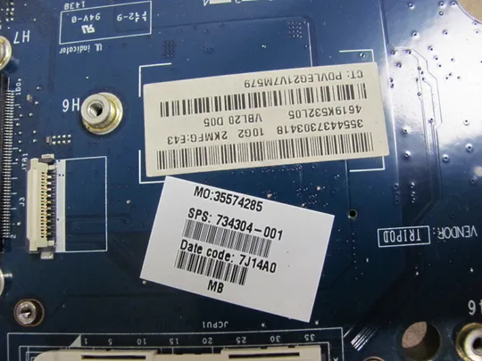 612-11 материнська плата 734304-001   для HP EliteBook ZBOOK 15 G2  оригінал Характеристики