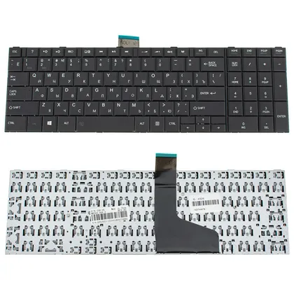 фото, Клавіатура для ноутбука Toshiba (Satellite: C50D, C55D) rus, black