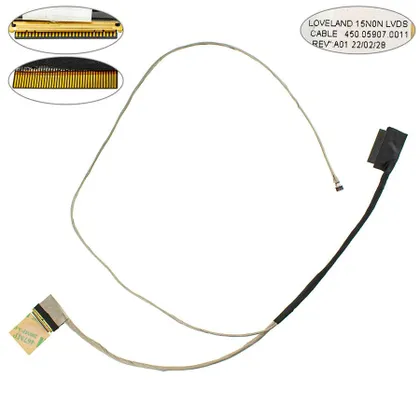 фото, Шлейф матриці для ноутбука Dell (Latitude:3560, 3570) LED (450.05907.0011)