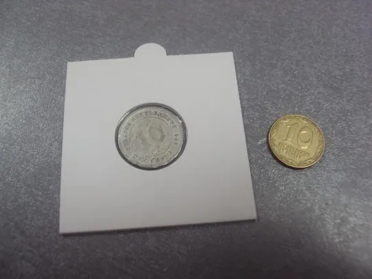 монета британский стрейтс сетлментс 10 центов 1926 серебро без холдера №403 Ціна