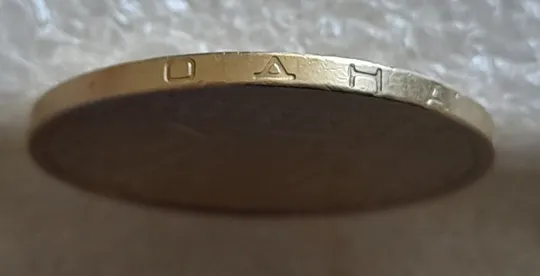 (7497) 1 гривня 2001 1АД1 широкий кант реверса - пелюстки наближені до канту (1 гривна 2001 1АД1) Продаж