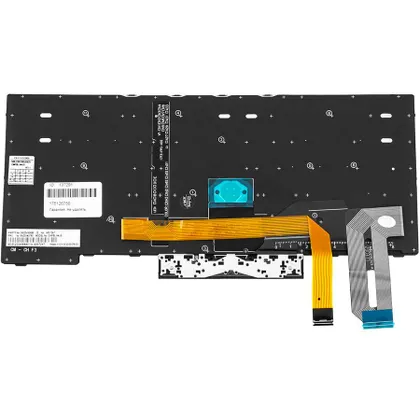 фото, Клавіатура для ноутбука Lenovo (ThinkPad: E480, L380) rus, black, підсвічування клавіш (оригінал)
