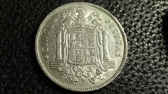 5 песет 1949 (1950) Іспанія велика Ціна