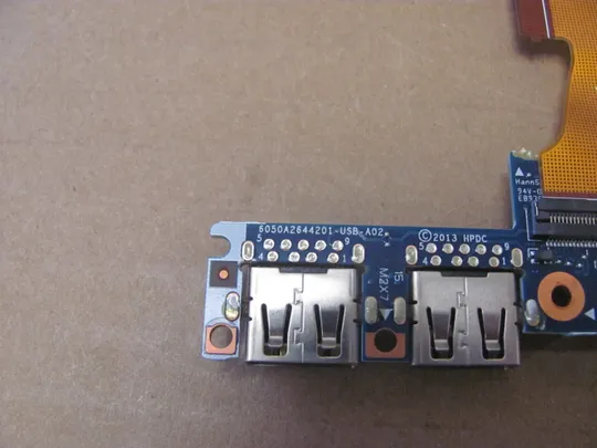 номер0919-5 Плата USB VGA 6050A2638201 6050A2559201 6050A2644201 зі шлейфом 6035B115401 6035B0101101 для HP EliteBook 745 840 G1 G2 оригінал Де купити