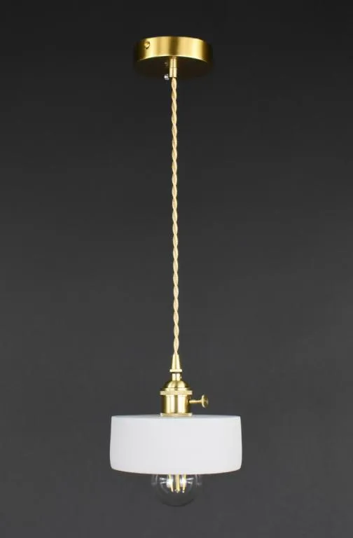 Люстра подвесная на 1 лампочку 27815 Латунь 20-160х15х15 см. Недорого