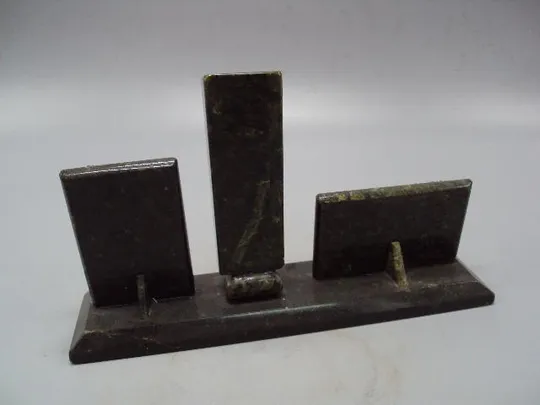 Сувенир подставка для ручек Свердловск камень змеевик ссср размер 11,2х19,6см под реставрацию №13940 Де купити