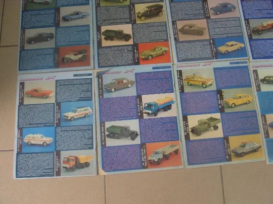 журнал моделист конструктор 1989-1991 модели автомобилей 1:43 лот 14 шт  №10884 Де купити