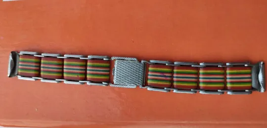 Эксклюзивный интересный ремешок для часов 1980-х годов,, итк, ручная работа gf946 Продаж
