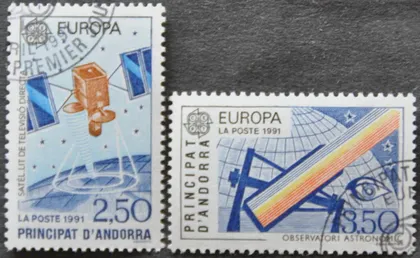 фото, Андорра Французская Космос Астрономия Европа СЕПТ 1991