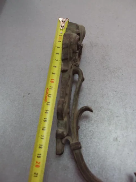 Купити Крючок для штор крюк деталь полка бронза лев голова льва высота крепления 18,5 см №11590