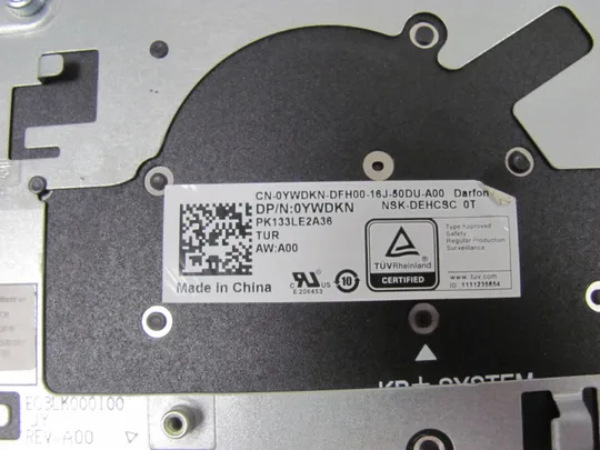 номер0883-21 Кришка панель палмрест 0TPXKP AP3LK000101 клавіатура робоча для Dell Inspiron/Vostro 15 3510 3511 3515 3520 3521 3525 оригінал в Україні