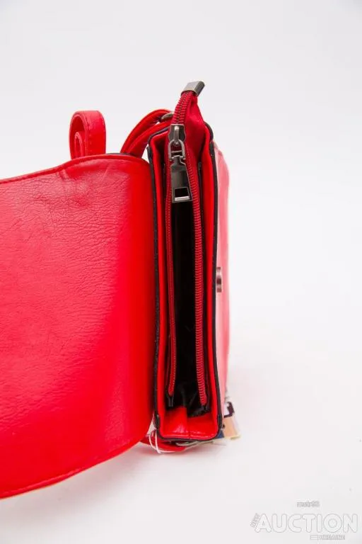 Клатч из кожзама, красного цвета, 167RF-83 Продаж