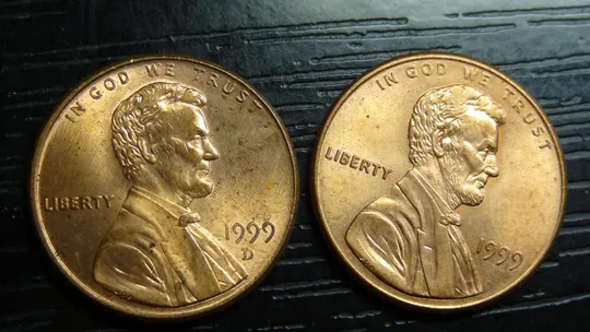 1 цент 1999 США (два різновиди) Ціна