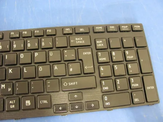 №286-5 клавіатура робоча  NSK-TQ1BC для TOSHIBA P770-10P P775 оригінал Де купити