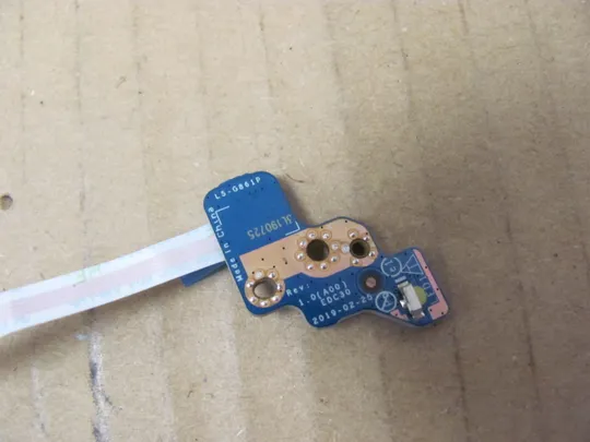 697-46 плата кнопки вкл 0JVD8W NBX0002F700 LS-G861P для Dell Latitude 7300 E7300 оригінал Де купити