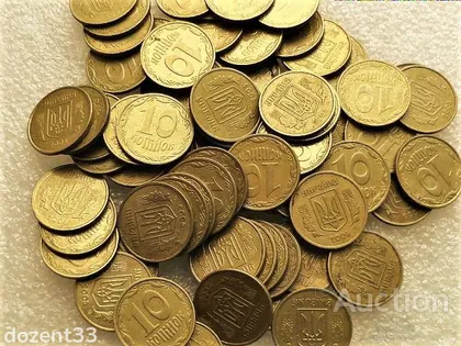 фото, 10 копійок 2005 рік Україна " 100 штук одним лотом "