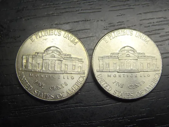 Купити 5 центів 2020 США (два різновиди)