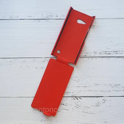 фото, Чохол фліп Nokia Lumia 730 для телефона Червоний